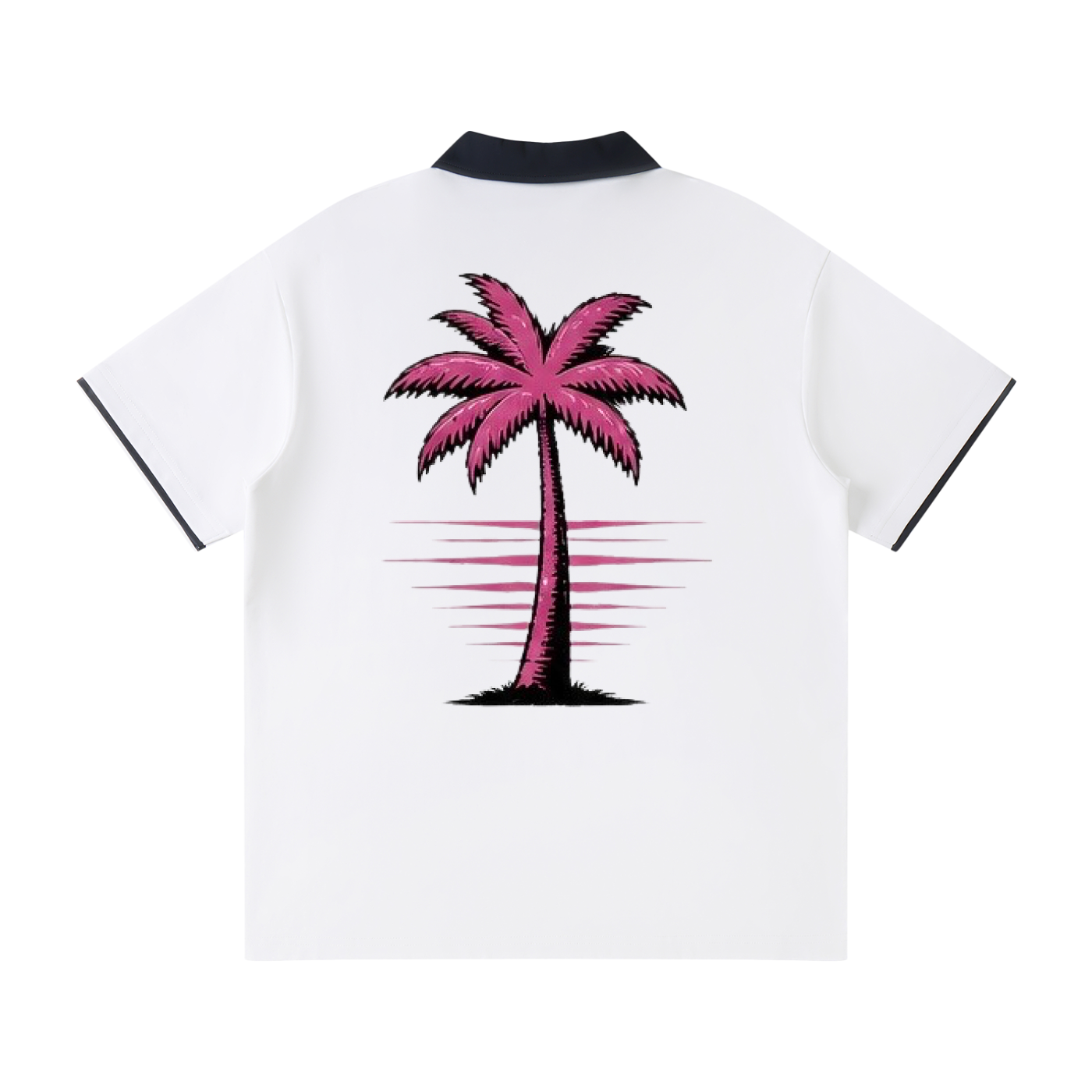Ill Gotten Gains Mob-Yacht Party Contrast Collar Raglan Polo Shirt