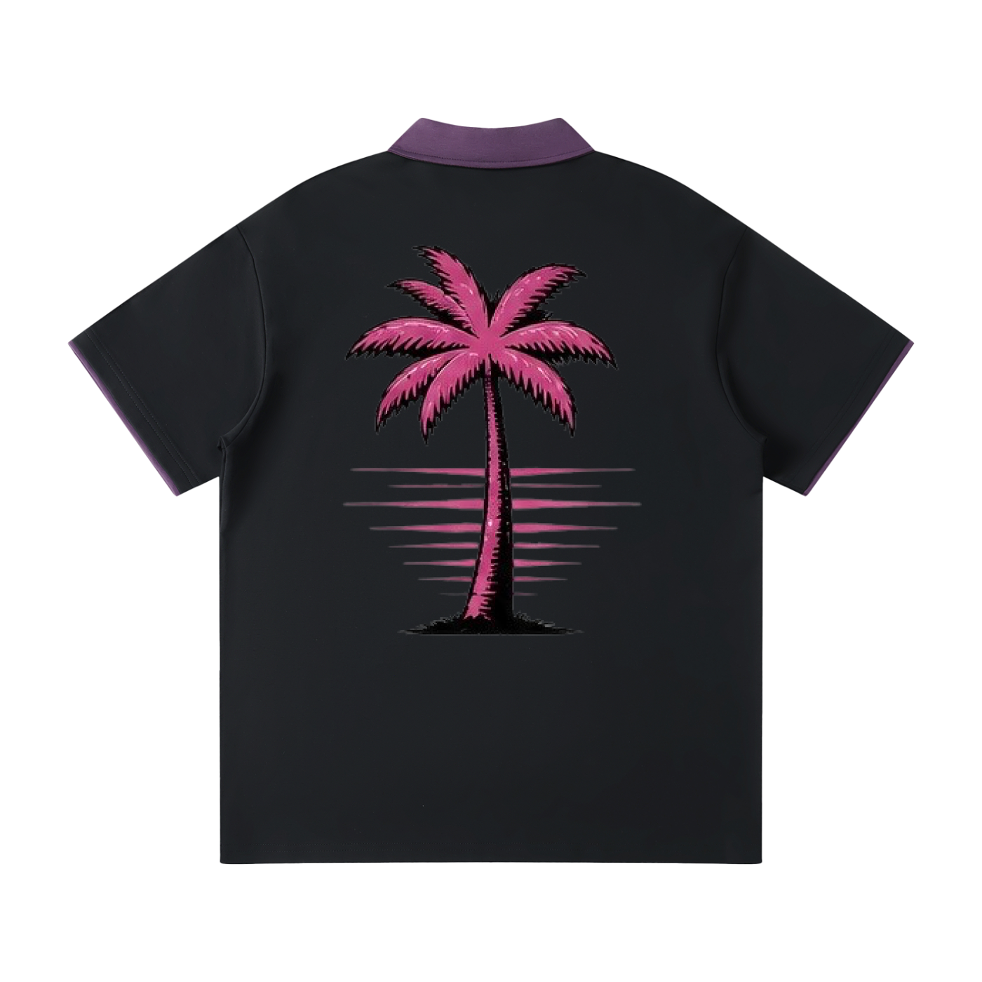 Ill Gotten Gains Mob-Yacht Party Contrast Collar Raglan Polo Shirt
