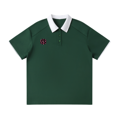 Ill Gotten Gains Mob-Yacht Party Contrast Collar Raglan Polo Shirt