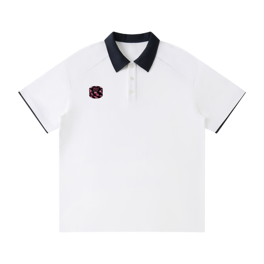 Ill Gotten Gains Mob-Yacht Party Contrast Collar Raglan Polo Shirt