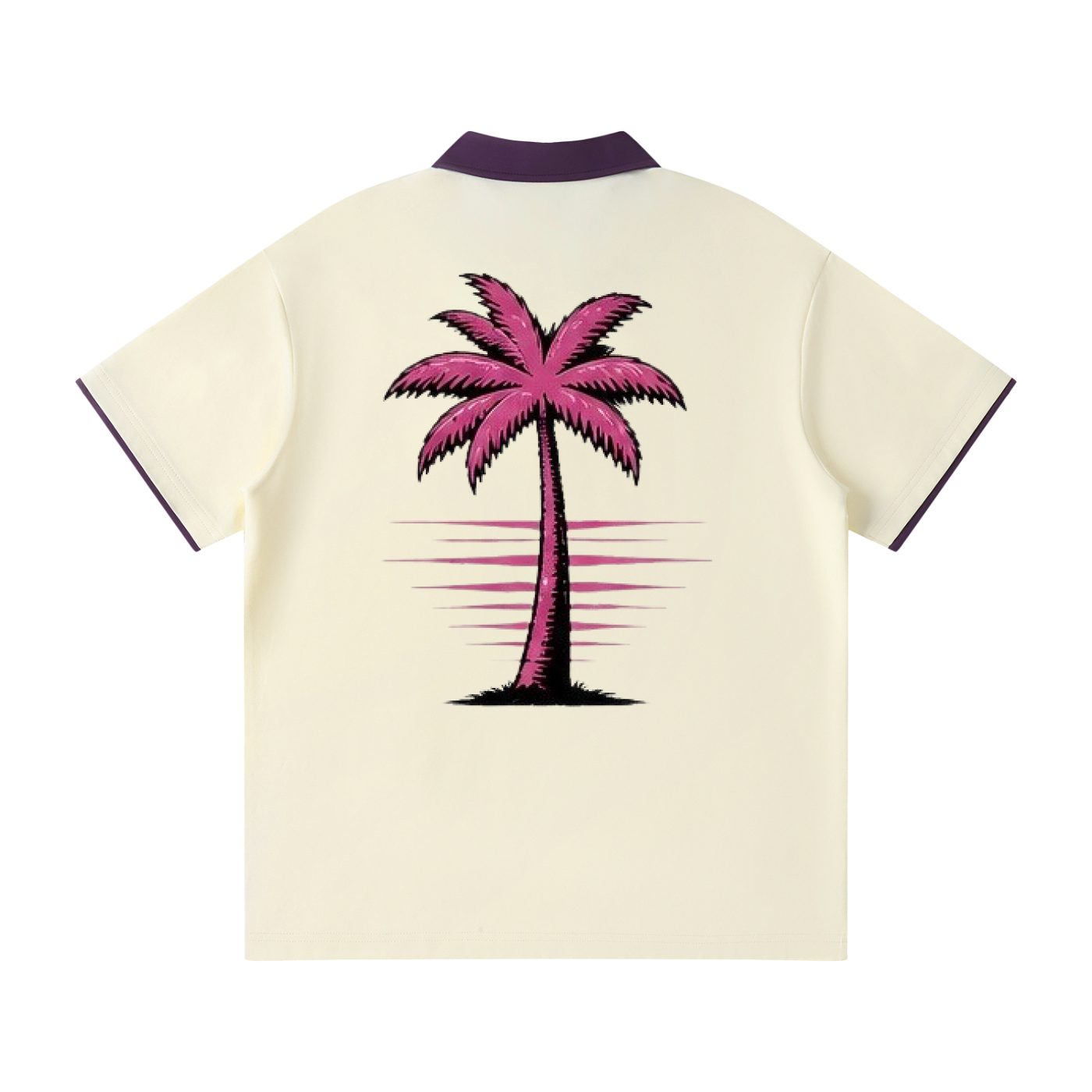 Ill Gotten Gains Mob-Yacht Party Contrast Collar Raglan Polo Shirt